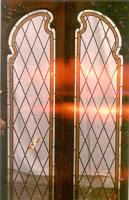  vitral rombos en puerta art-nouveau.-
cod:166